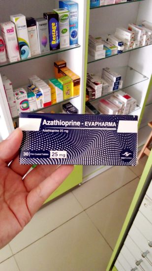 Picture of AZATHIOPRINE-EVAPHARMA 25 MG 30 F.C.TAB