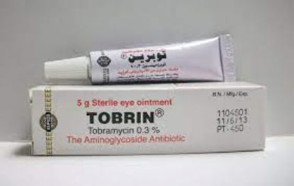 Picture of TOBRIN 0.3% EYE.OINTMENT 5 GM