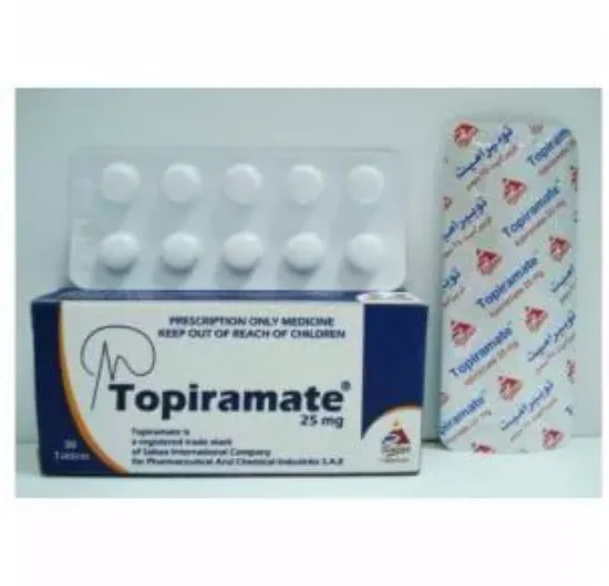 Picture of TOPIRAMATE 25MG 30 F.C.TAB