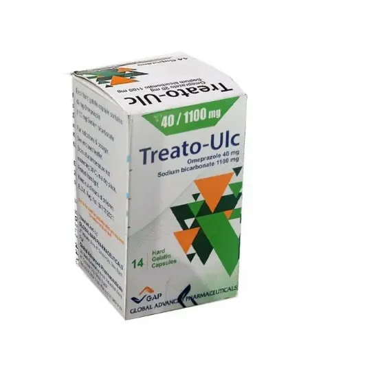 Picture of TREATO-ULC 40/1100MG 14 CAP