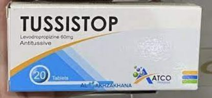 Picture of TUSSISTOP 60 MG 20 TAB