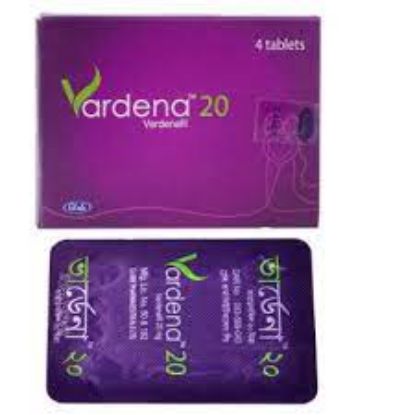 Picture of VARDENA 20 MG 4 F.C. TAB