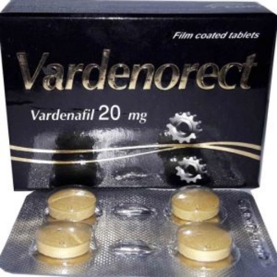 Picture of VARDENORECT 20 MG 8 F.C. TAB