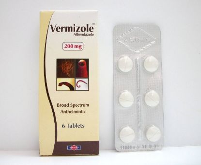 Picture of VERMIZOLE 200MG 6 TAB