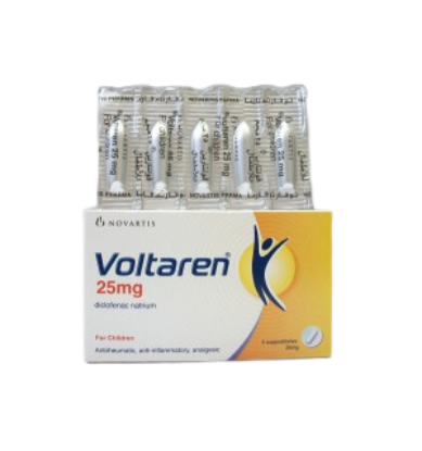 Picture of VOLTAREN 25MG 5 SUPP