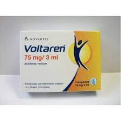 Picture of VOLTAREN 75MG/3ML 3 I.M./I.V. INF. AMP