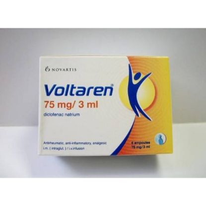 Picture of VOLTAREN 75MG/3ML 6 I.M./I.V. INF. AMP