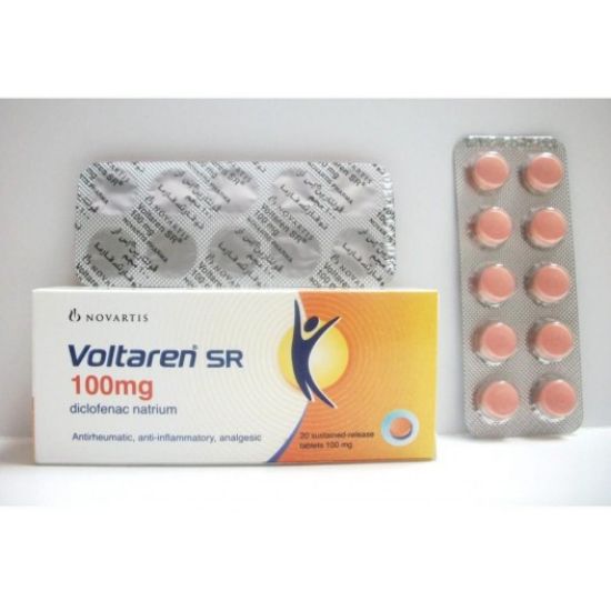 Picture of VOLTAREN SR 100MG 20 F.C.TAB