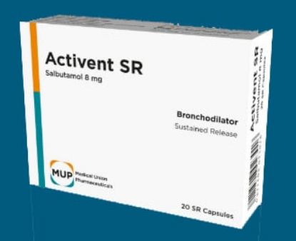 Picture of ACTIVENT 8MG SR 20 CAP