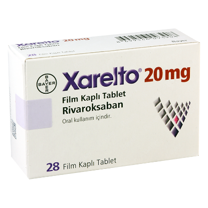 Picture of XARELTO 20 MG 28 F.C. TAB