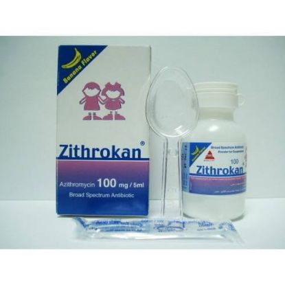 Picture of ZITHROKAN 100MG/5ML PD. FOR ORAL SUSP. 15 ML