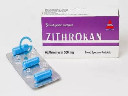 Picture of ZITHROKAN 500 MG 3 CAP