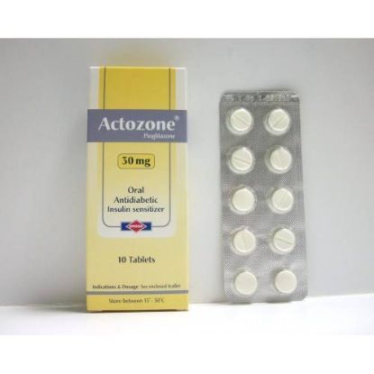 Picture of ACTOZONE 30MG 10 TAB