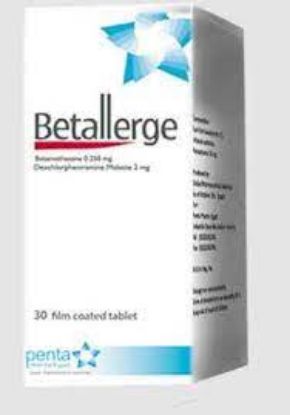 Picture of BETALLERGE 0.25/2 MG 30 TAB