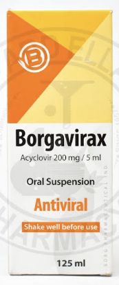 Picture of BORGAVIRAX 200MG/5ML SUSP. 125ML