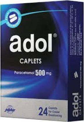 Picture of ADOL 500MG 24 CAPLETS