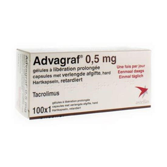 Picture of ADVAGRAF 0.5 MG 100 PROLONGED R. CAP