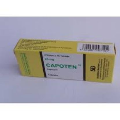 Picture of CAPOTEN 25MG 20 TAB