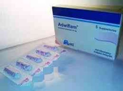 Picture of ADWIFLAM 12.5MG INFANTS 5 SUPP