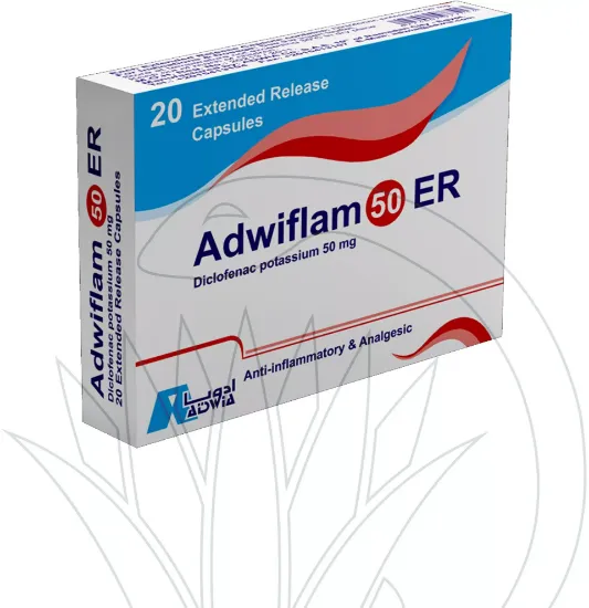 Picture of ADWIFLAM 50MG E.R. 30 CAP