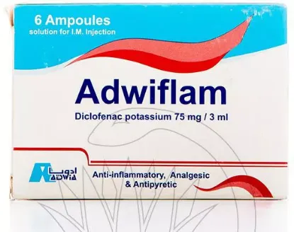 Picture of ADWIFLAM 75MG/3ML 6  AMP