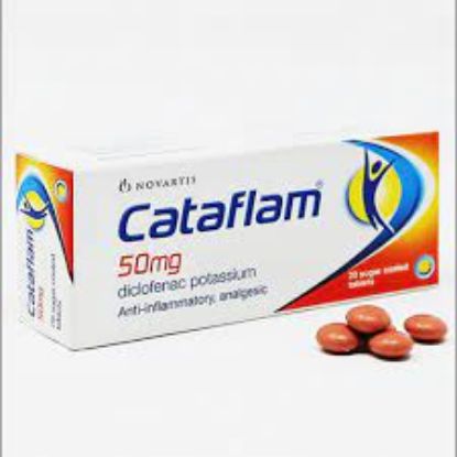 Picture of CATAFLAM 50 MG 20 SUGAR C.TAB