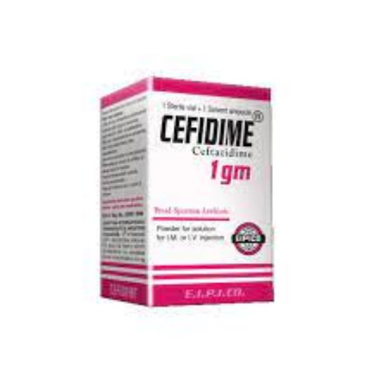 Picture of CEFIDIME 1 GM VIAL I.M./I.V.