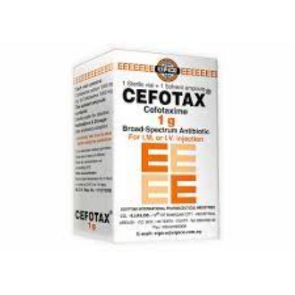 Picture of CEFOTAX 1 GM I.M./I.V.VIAL