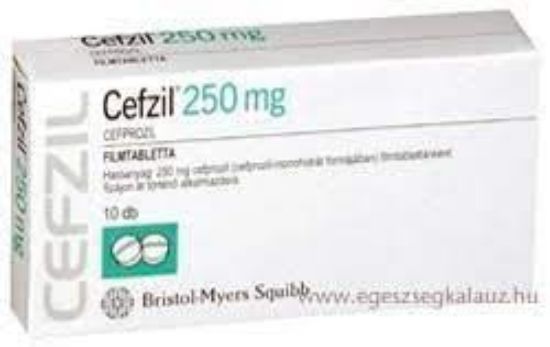 Picture of CEFZIL 250 MG 8 F.C. TAB