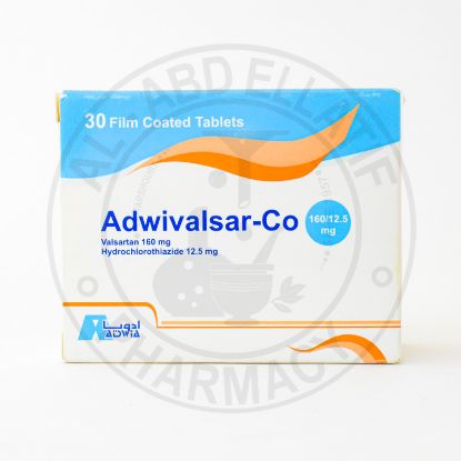 Picture of ADWIVALSAR-CO 160/12.5MG 10 SCORED F.C.TAB