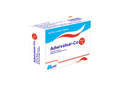 Picture of ADWIVALSAR-CO 160/25MG 10 SCORED F.C. TAB