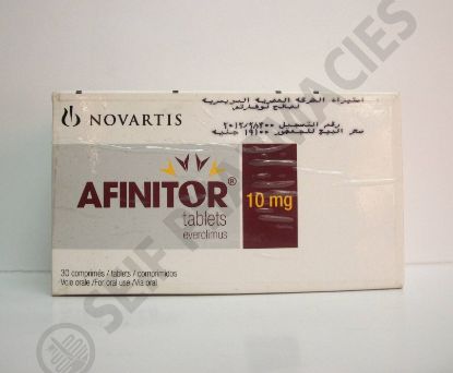 Picture of AFINITOR 10 MG 30 TAB