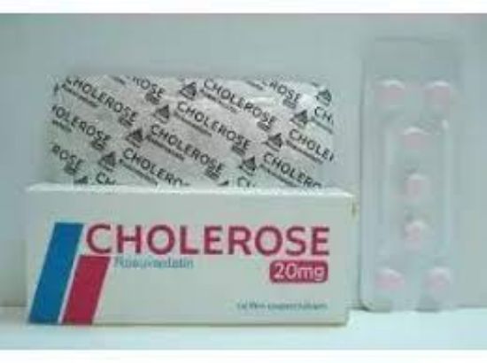 Picture of CHOLEROSE 20 MG 21 F.C. TAB