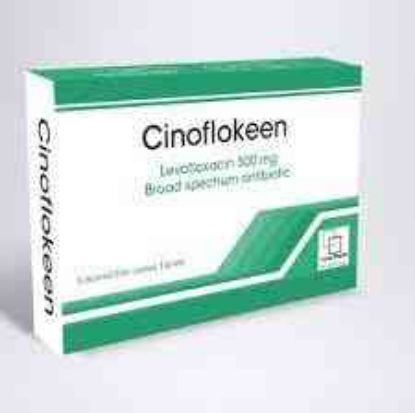 Picture of CINOFLOKEEN 500 MG 5 F.C.TAB