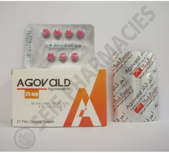 Picture of AGOVALD 25 MG 21 F.C.TAB