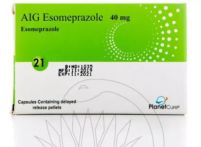 Picture of AIG ESOMEPRAZOLE 40 MG 21 CAP