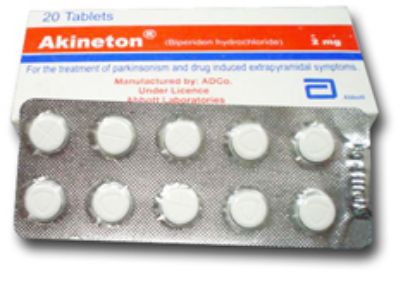 Picture of AKINETON 2 MG 20 TAB