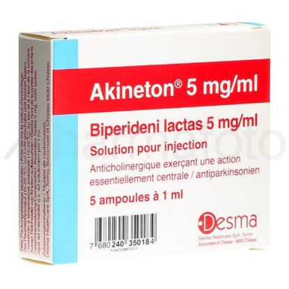 Picture of AKINETON 5 MG/ML 5 AMP