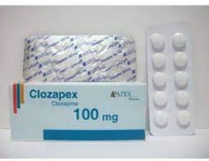 Picture of CLOZAPEX 100 MG 50 TAB