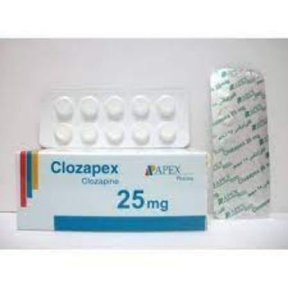 Picture of CLOZAPEX 25 MG 50 TAB