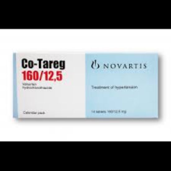 Picture of CO-TAREG 160/12.5MG 14 F.C.TAB