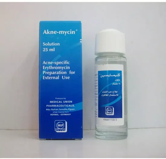 Picture of AKNEMYCIN 2% SOLUTION 25 ML