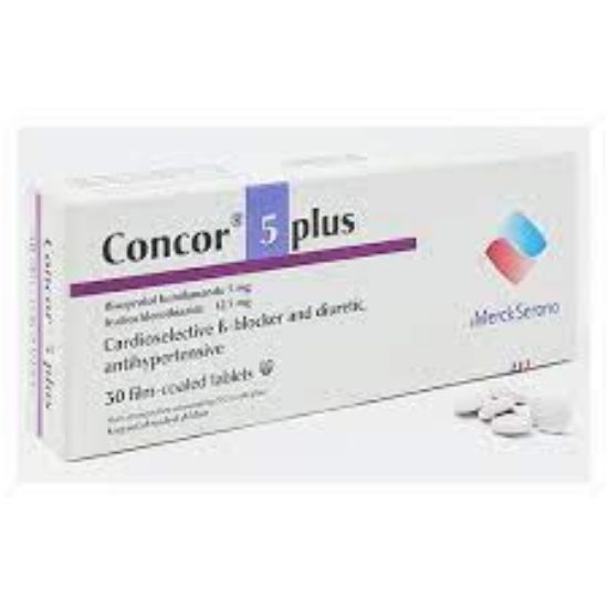 Picture of CONCOR PLUS 5/12.5MG 30 F.C. TAB