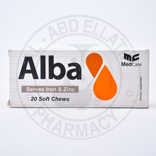 Picture of ALBA IRON & ZINC 20 CHEW. TAB