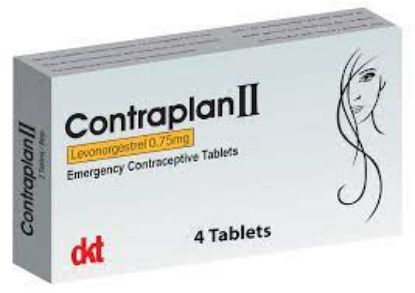 Picture of CONTRAPLAN II 0.75 MG 4 TAB