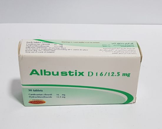 Picture of ALBUSTIX D 16/12.5MG 30 TAB