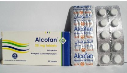 Picture of ALCOFAN 25 MG 20 TAB