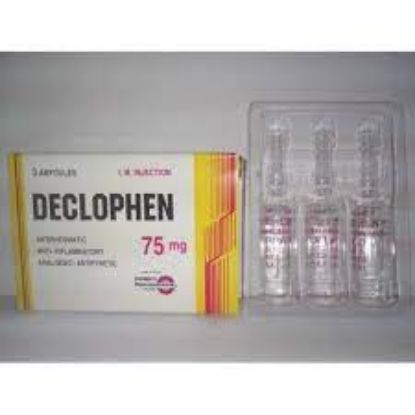 Picture of DECLOPHEN 75MG/3ML 3 AMP