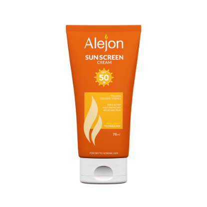 Picture of ALEJON SUN SCREEN 50+ SPF CREAM 120 ML