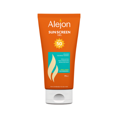 Picture of ALEJON SUN SCREEN 50+ SPF GEL 75 ML